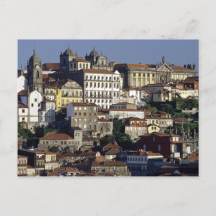 Portugal, Oporto (Porto). Historische huizen en Briefkaart