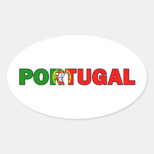 Portugal Ovale Sticker