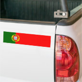 Portugal - Portugese vlag Bumpersticker (Op Truck)