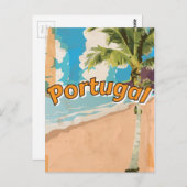 Portugal Poster Briefkaart (Voorkant / Achterkant)