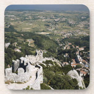 Portugal, provincie Lissabon, Sintra, uitzicht van Bier Onderzetter