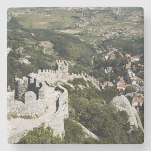Portugal, provincie Lissabon, Sintra, uitzicht van Stenen Onderzetter