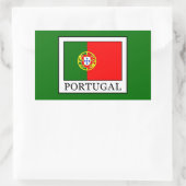 Portugal Rechthoekige Sticker (Tas)