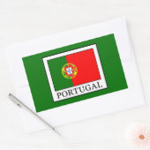 Portugal Rechthoekige Sticker (Envelop)