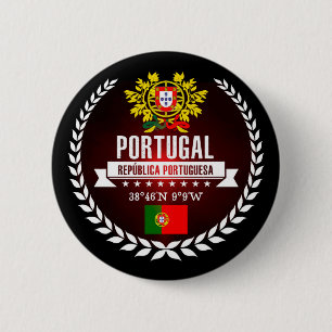 Portugal Ronde Button 5,7 Cm