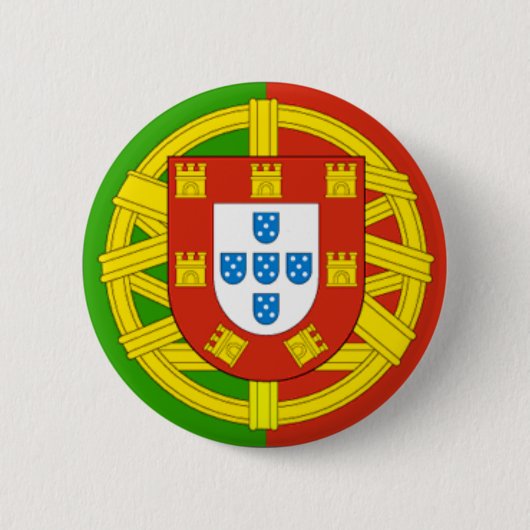Portugal Ronde Button 5,7 Cm (Voorkant)
