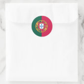 Portugal Ronde Sticker (Tas)