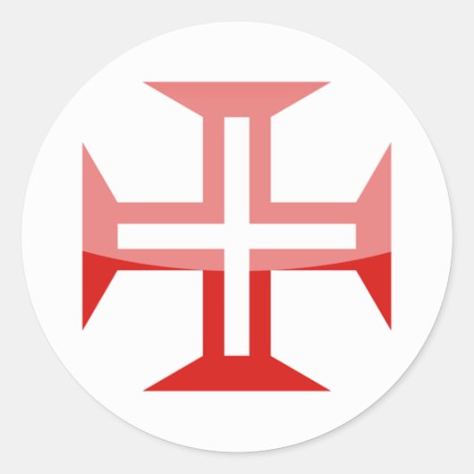 portugal ronde sticker (Voorkant)