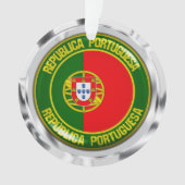 Portugal Round Emblem Ornament (voorkant)