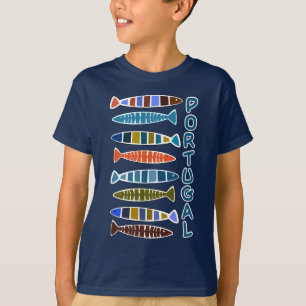 PORTUGAL shirten vispatroonvesten T-shirt