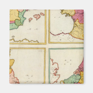 Portugal, Spanje, Duitsland, Engeland, Schotland Magneet