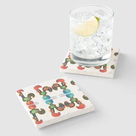 Portugal Stenen Onderzetter (Zijkant)