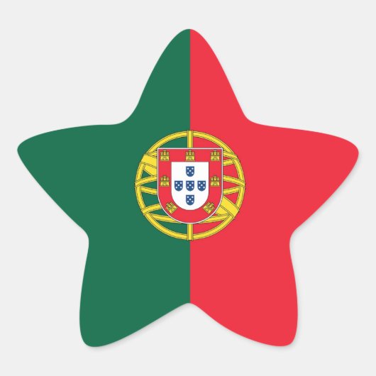 PORTUGAL STER STICKER (Voorkant)