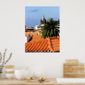 (PORTUGAL) Terracotta Rooftops Poster (Keuken)