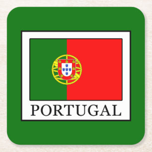Portugal Vierkante Kartonnen Onderzetter