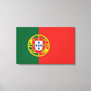 Portugal vlag Bandeira De Portugal Canvas Afdruk