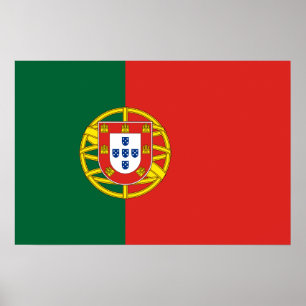 Portugal vlag Bandeira De Portugal Poster