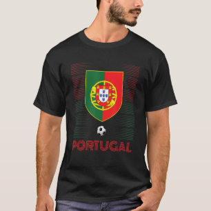 Portugal Vlag Football Voetbal T-shirt