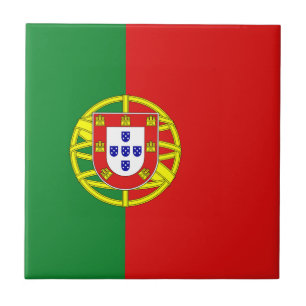 Portugal - Vlag keramische tegels Tegeltje