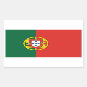 Portugal-vlaggen Rechthoekige Sticker