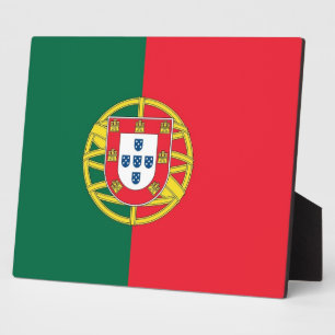 Portugal vlaggenPlaque Fotoplaat