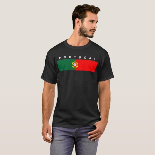 portugal - vlaggensymbool t-shirt (Voorkant volledig)
