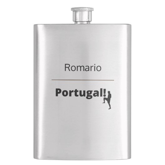 Portugal Voetbal, aanpasbaar Flacon (Voorkant)