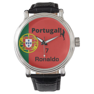 Portugal Voetbal, aanpasbaar Horloge