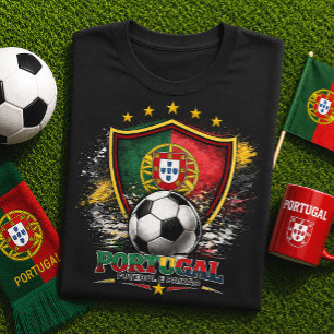 Portugal Voetbal Portugese Voetbal Wereldbeker Tri-Blend Shirt