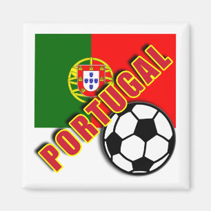 PORTUGAL World Soccer Fan Tshirts Magneet