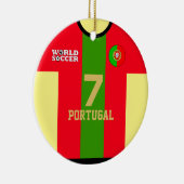 Portugal World Soccer Jersey Ornement (Droite)