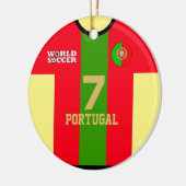 Portugal World Soccer Jersey Ornement (Gauche)