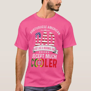 Portugees Amerikaans Papa Vaders Dag Papa Portugal T-shirt