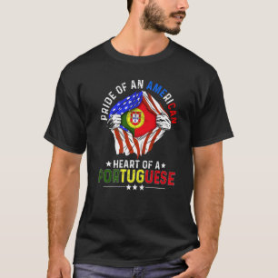 Portugees Amerikaans pride Foreign Portugal T-shirt