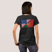 Portugees Amerikaans T-shirt (Achterkant volledig)