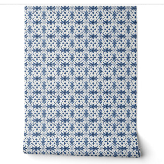 Portugees Azulejo Essence Mini - Blauw en Wit Behang
