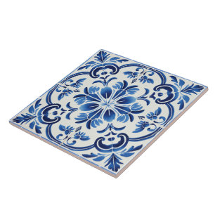 Portugees Azulejo Pattern Tegeltje