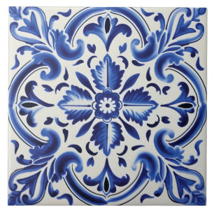 Portugees Azulejo Pattern Tegeltje