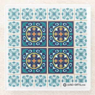 Portugees Azulejo Tile Glass Onderzetter