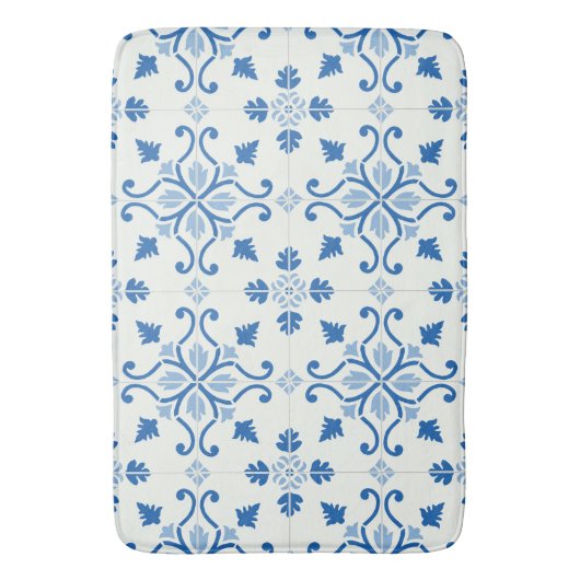  Portugees Azulejo Tile Pattern Badmat (Voorkant Verticaal)