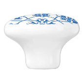 Portugees Azulejo Tile Pattern Keramische Knop (Zijkant)