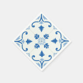 Portugees Azulejo Tile Pattern Servet (Hoek)