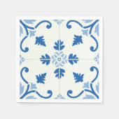  Portugees Azulejo Tile Pattern Servetten (Voorkant)