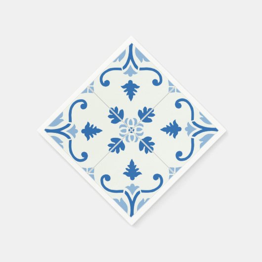  Portugees Azulejo Tile Pattern Servetten (Hoek)