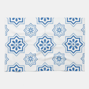  Portugees Azulejo Tile Pattern Theedoek