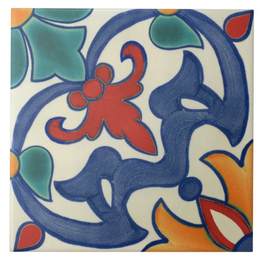  Portugees Azulejos Pattern Tegeltje (Voorkant)
