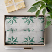  Portugees Azulejos Star Green Decoupage Tissuepapier (Geschenk)