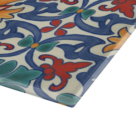  Portugees Azulejos Tile Pattern Snijplank (Hoek)