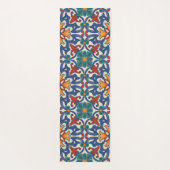 Portugees Azulejos Tile Pattern Yogamat (Achterkant)