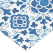 Portugees blauw Azulejos Tile Pattern Tafelkleed (Gekanteld)